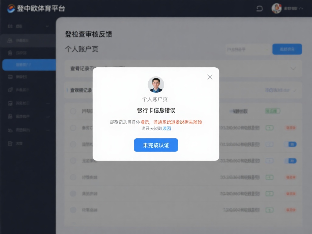 中欧体育提现审核失败后如何重新申请 (中欧体育提现审核失败后如何快速重新申请攻略) 检查审核反馈:登录中欧体育平台,进入个人账户页面,