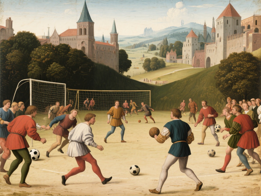 随着中世纪向文艺复兴时期的过渡，中欧体育逐渐从单纯