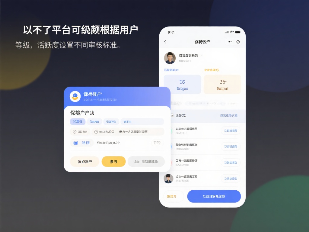 此外，平台可能会根据用户等级或活跃度设置不同的审核